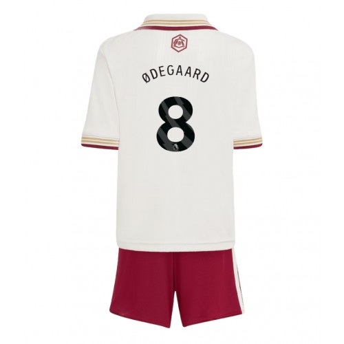 Dětský fotbalový dres Arsenal Martin Odegaard #8 2025-26 Třetí Krátký Rukáv (+ trenýrky)
